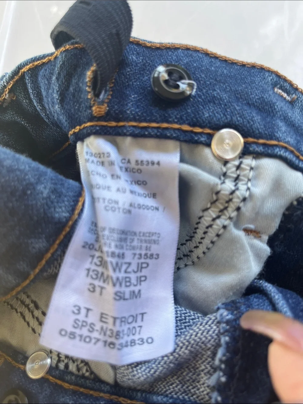 Wrangler toddler size 3 Dark Blue Bootcut Jeans